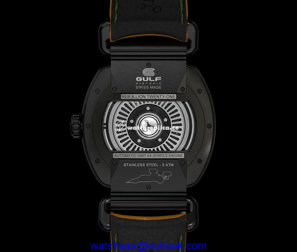 rebellion twenty one gmt gulf historic 2021 caseback
