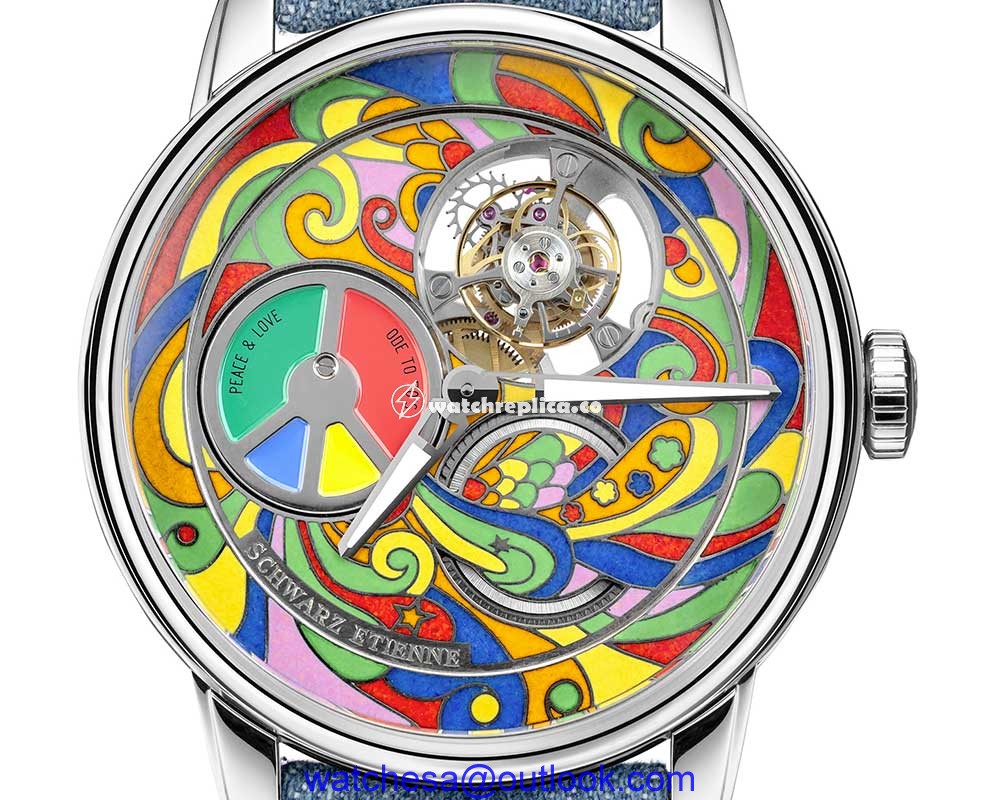 schwartz etienne ode 70 dial closeup