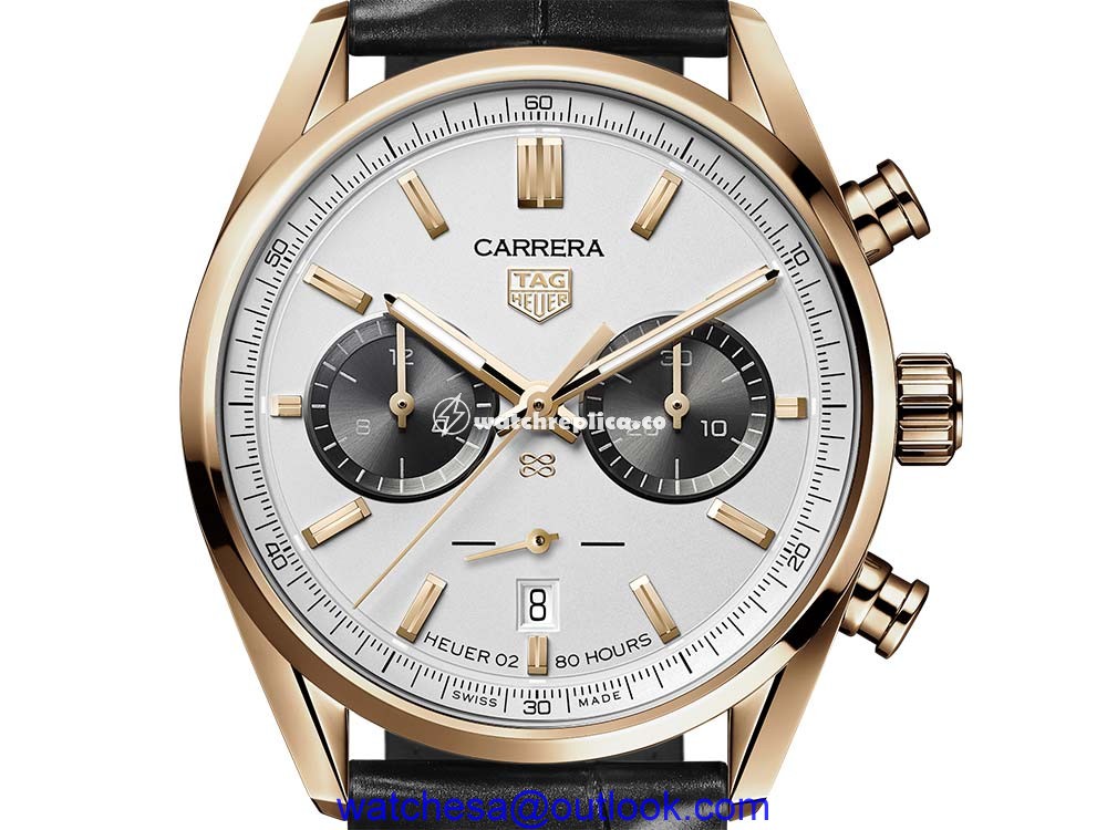 tag heuer carrera chrono jack heuer anniversary 2020 closeup