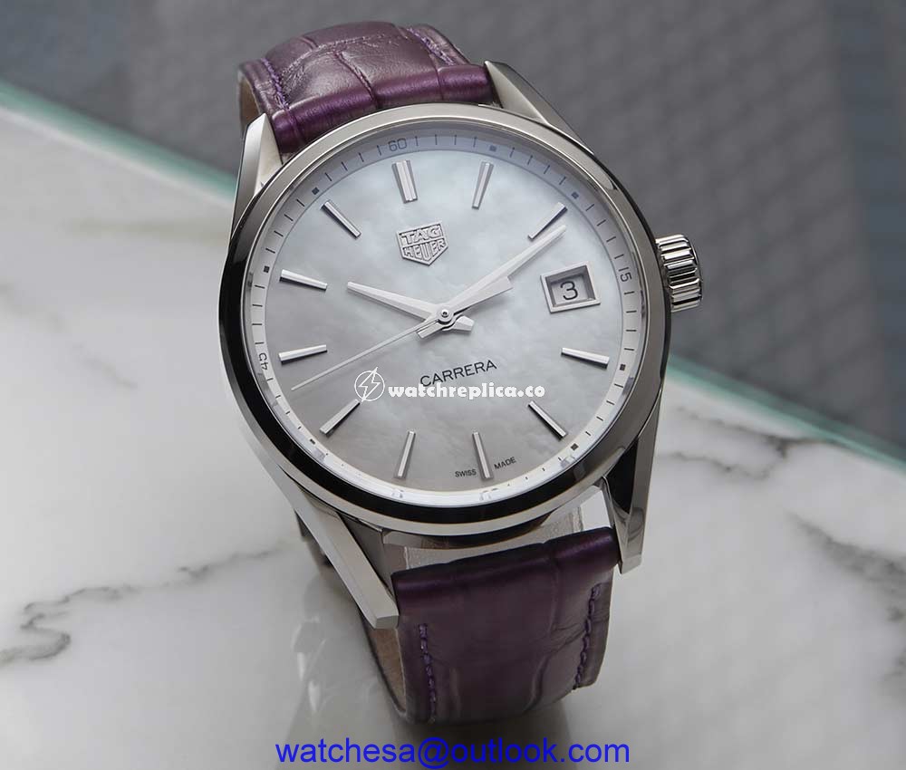 tag heuer carrera lady purple strap