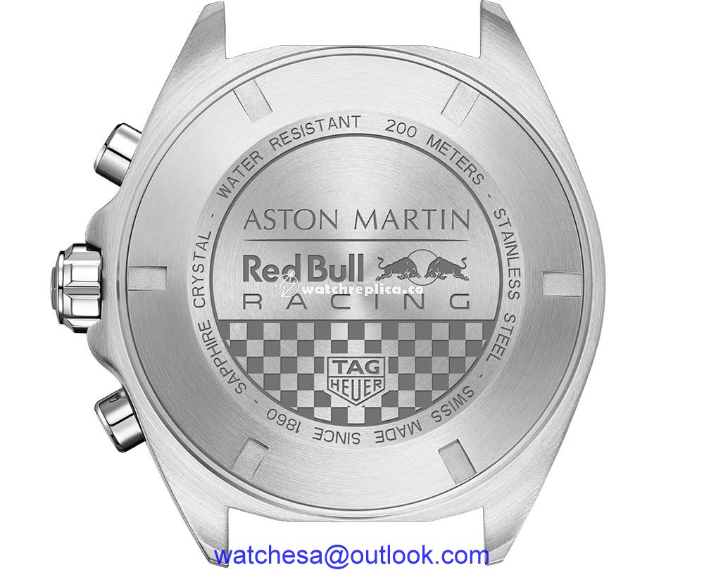 tag heuer formula aston martin red bull caseback