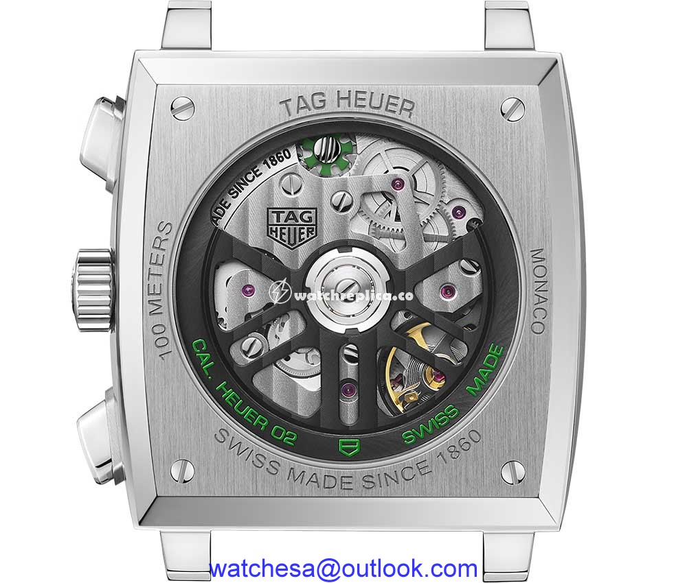 tag heuer monaco green caseback