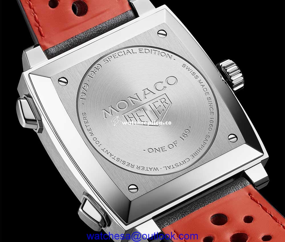 tag heuer monaco limited 1979-1989 red caseback