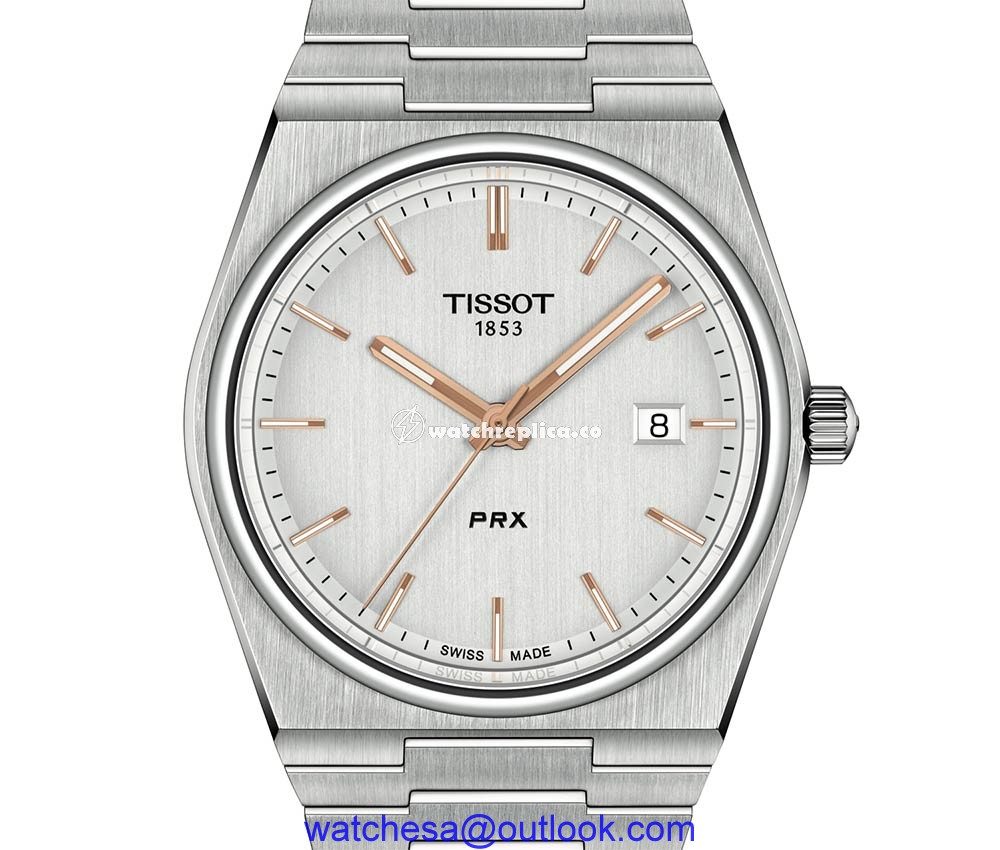 tissot prx powermatic 80 2021 closeup white dial