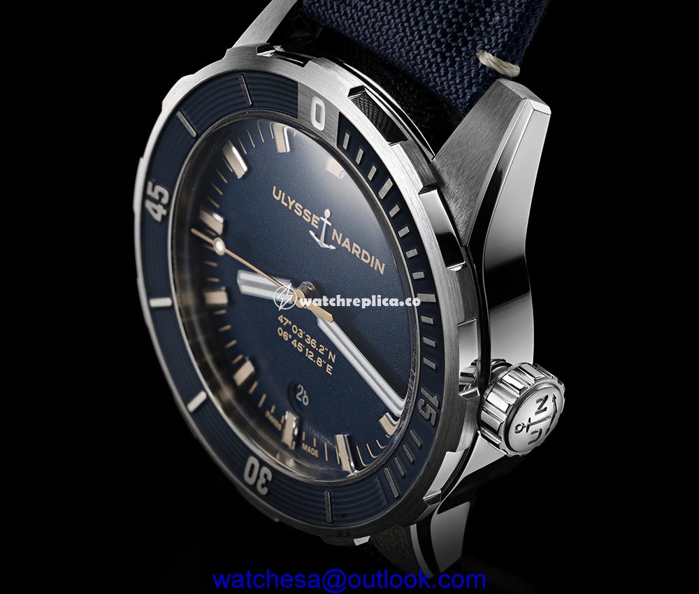 ulysse nardin diver 2020 closeup