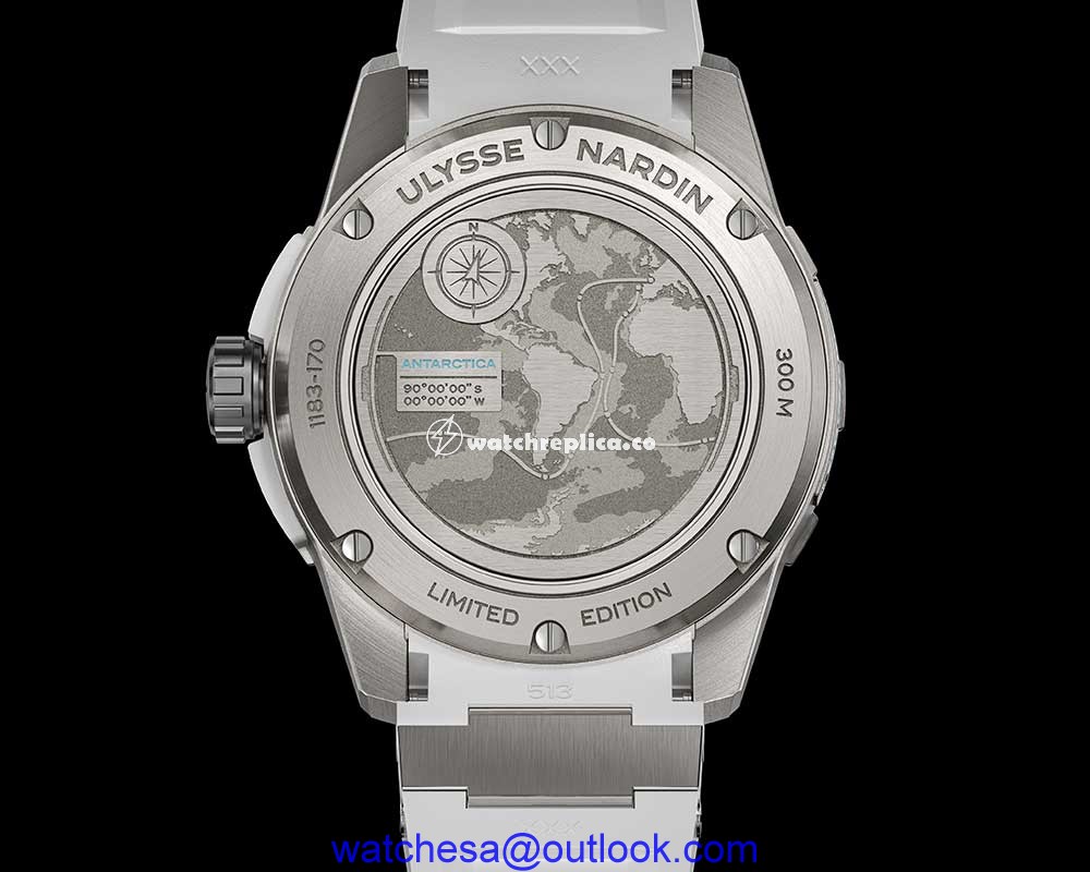 ulysse nardin diver x antarctica caseback