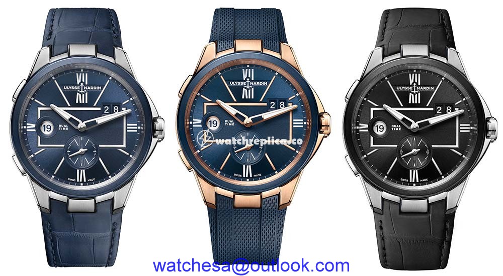 ulysse nardin dual time 42 collection