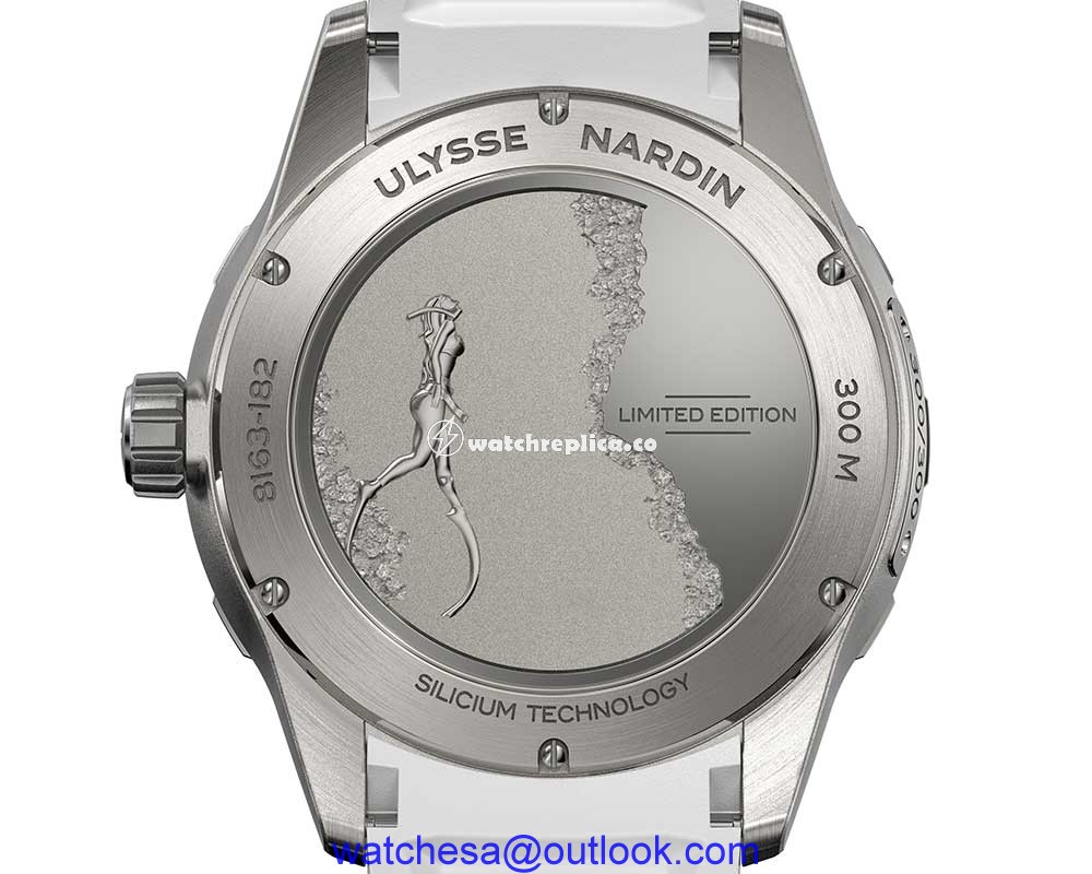 ulysse nardin lady diver great white engraved caseback