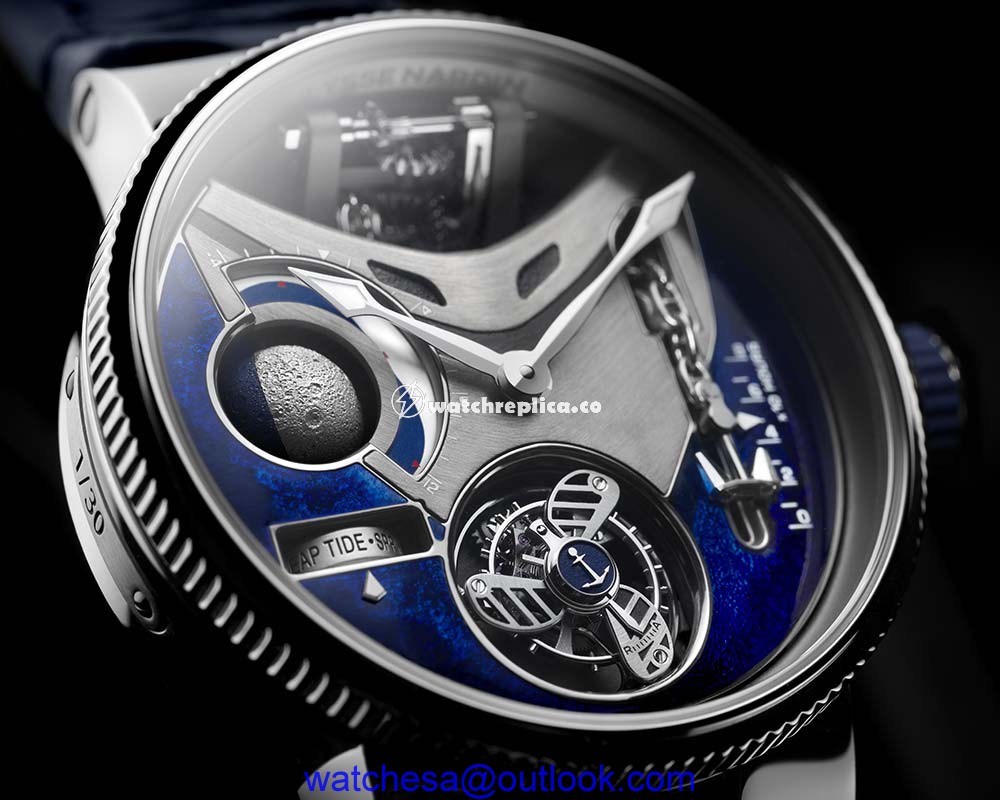 ulysse nardin marine mega yacht dial closeup