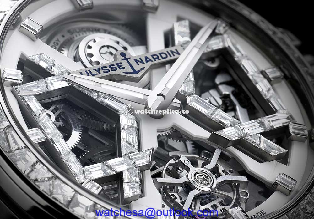 ulysse nardin sparkling blast dial closeup