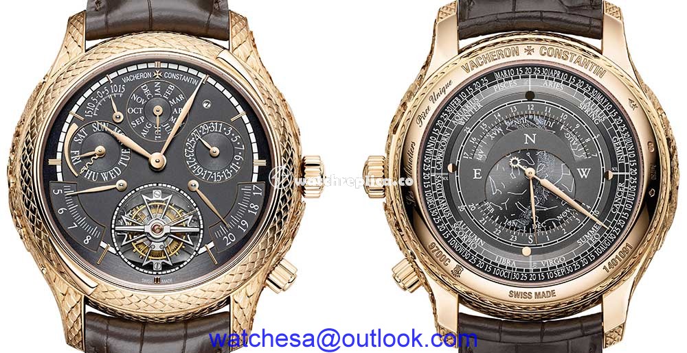 vacheron constantin cabinotiers-grand complication phoenix dial and caseback closeup