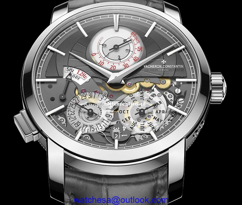vacheron constantin traditionnelle twin beat closeup