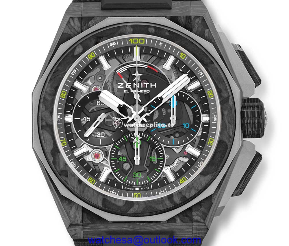 zenith defy extreme carbon closeup