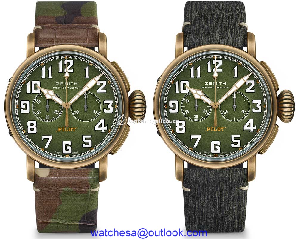zenith pilot type 20 chronograph adventure both strap
