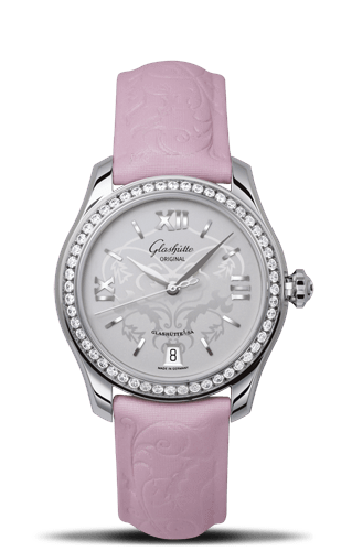 Glashutte Original Lady Serenade Pink Diamond Bezel Buckle 1-39-22-03-22-44 Glashutte Original Lady Serenade Pink Diamond Bezel Buckle 1-39-22-03-22-44