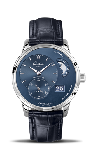 Glashutte Original PanoMatic Lunar Stainless Steel Blue 1-90-02-46-32-35 Glashutte Original PanoMatic Lunar Stainless Steel Blue 1-90-02-46-32-35