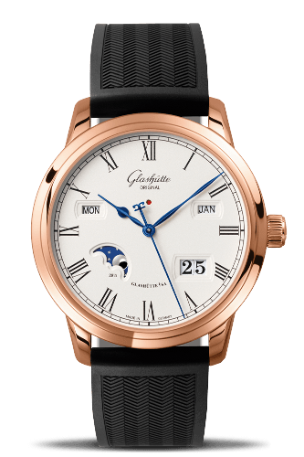 Glashutte Original Senator Perpetual Calendar Red Gold Rubber 100-02-22-05-04 Glashutte Original Senator Perpetual Calendar Red Gold Rubber 100-02-22-05-04