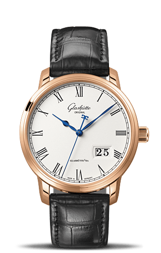 Glashutte Original Senator Panorama Date Red 100-03-32-45-04 Glashutte Original Senator Panorama Date Red 100-03-32-45-04