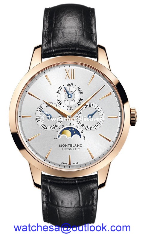Montblanc Heritage Spirit Perpetual Calendar Red Gold 110714 Montblanc Heritage Spirit Perpetual Calendar Red Gold 110714