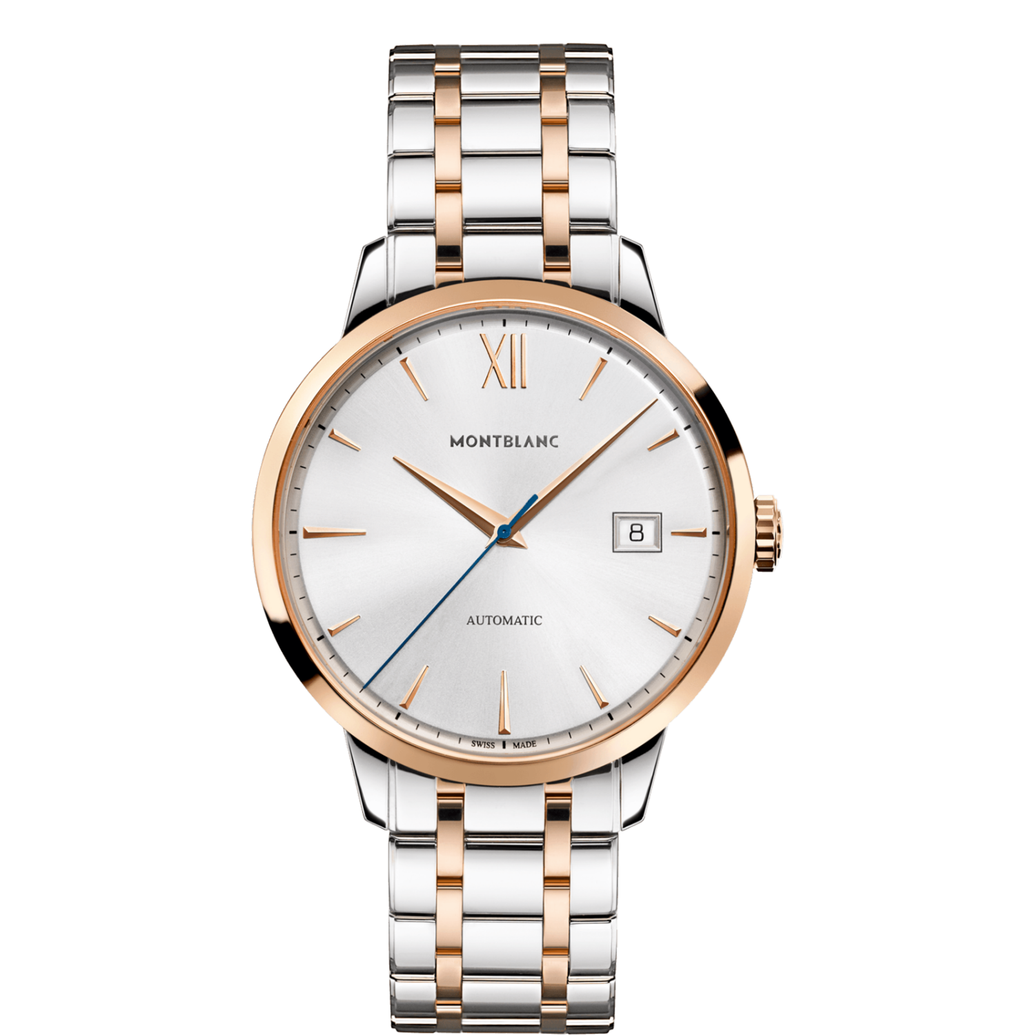 Montblanc Heritage Spirit Date Automatic 39mm Two Tone Bracelet 111625 Montblanc Heritage Spirit Date Automatic 39mm Two Tone Bracelet 111625