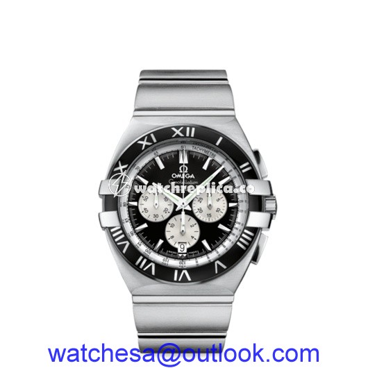Omega Constellation Double Eagle Co-Axial Chronograph Black Bezel 1519.51.00 Omega Constellation Double Eagle Co-Axial Chronograph Black Bezel 1519.51.00