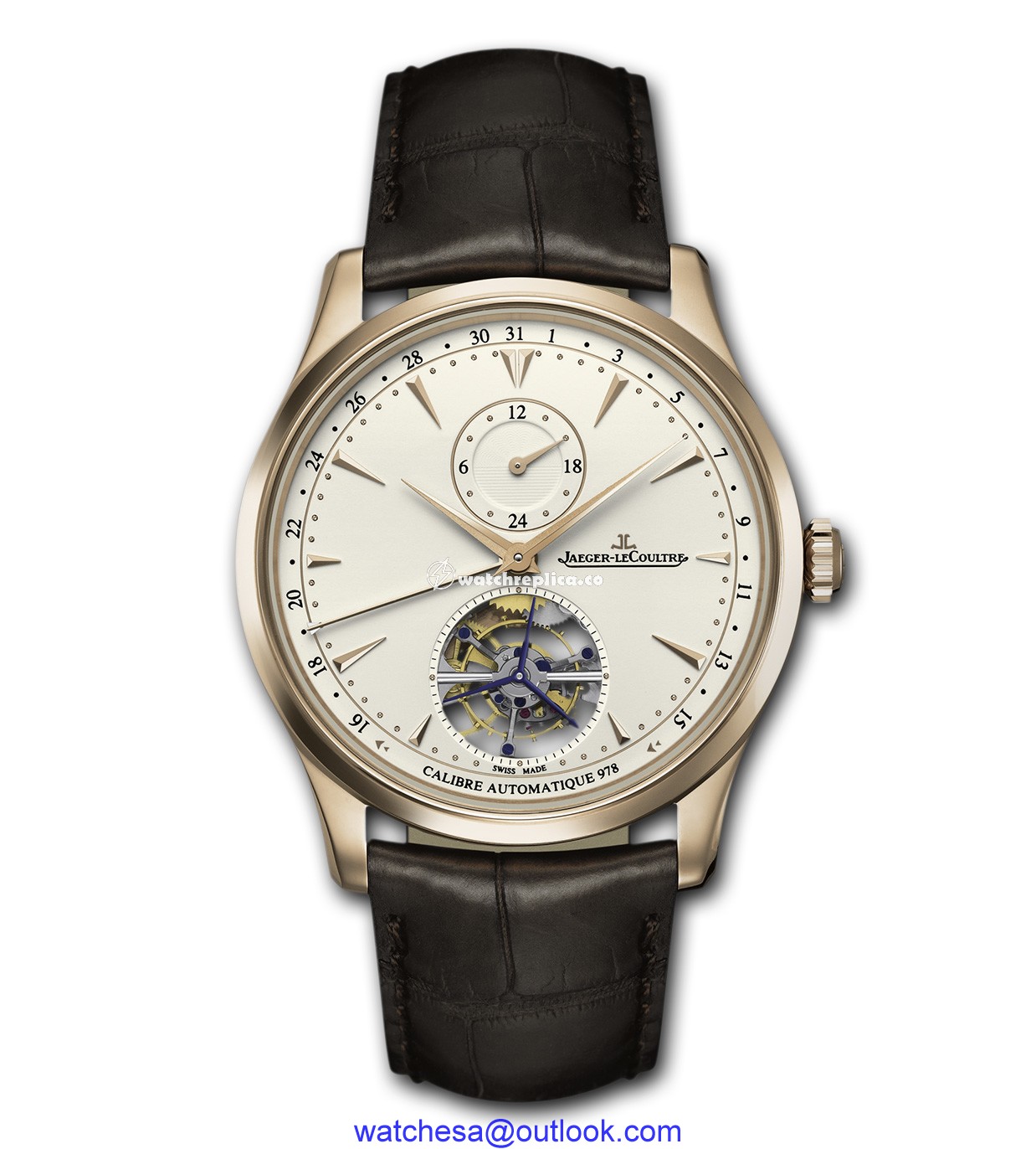 Jaeger-LeCoultre Master Grande Tradition à Tourbillon 43 Pink Gold 1662510 Jaeger-LeCoultre Master Grande Tradition à Tourbillon 43 Pink Gold 1662510