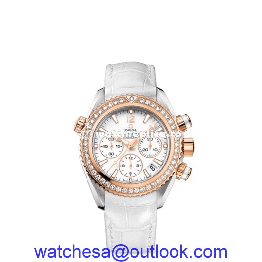 Omega Seamaster Planet Ocean 600M Co-Axial Chronograph 37.5mm Jewellery Two Tone / Diamond Bezel 222.28.38.50.04.001 Omega Seamaster Planet Ocean 600M Co-Axial Chronograph 37.5mm Jewellery Two Tone / Diamond Bezel 222.28.38.50.04.001