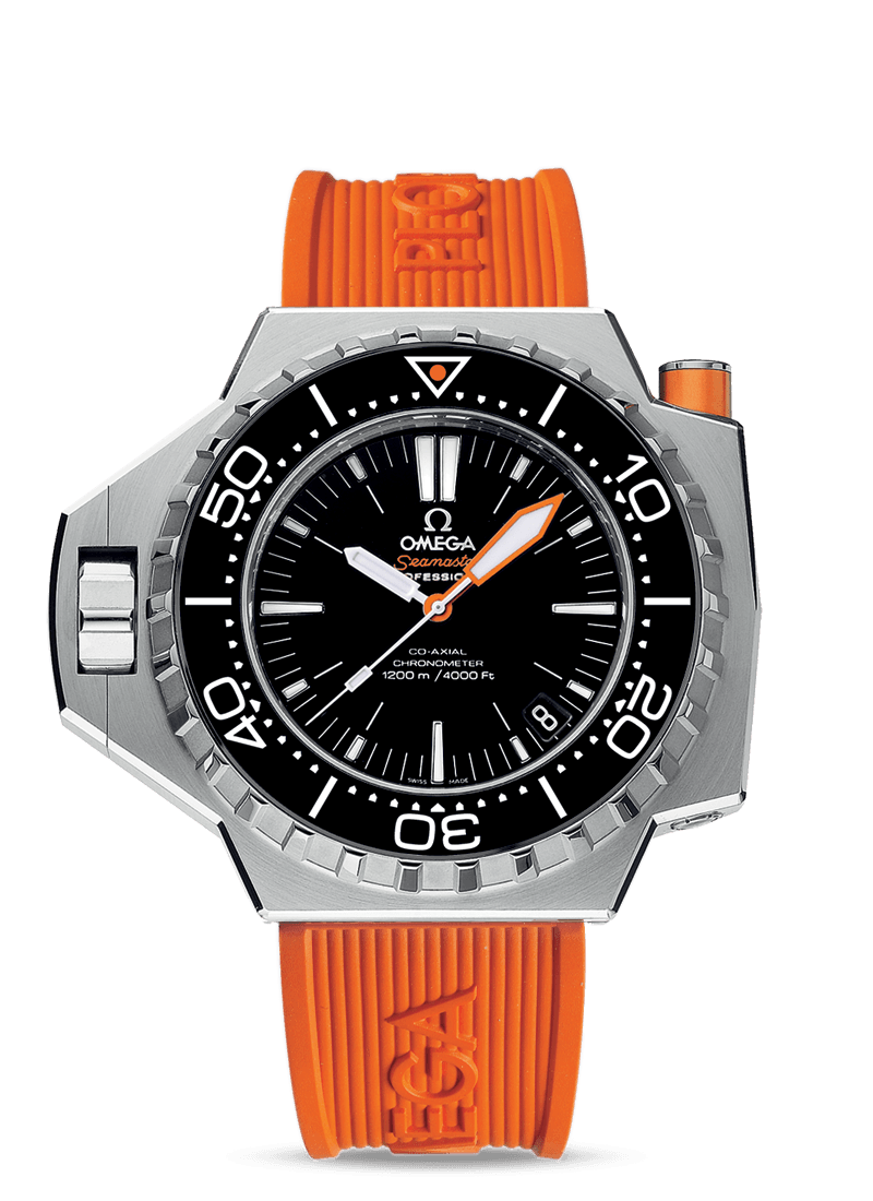 Omega Seamaster PloProf Co-Axial Orange Rubber 224.32.55.21.01.002 Omega Seamaster PloProf Co-Axial Orange Rubber 224.32.55.21.01.002