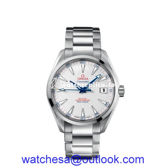 Omega Seamaster Aqua Terra 150M Co-Axial 41.5mm Silver / Blue hands 231.10.42.21.02.002 Omega Seamaster Aqua Terra 150M Co-Axial 41.5mm Silver / Blue hands 231.10.42.21.02.002