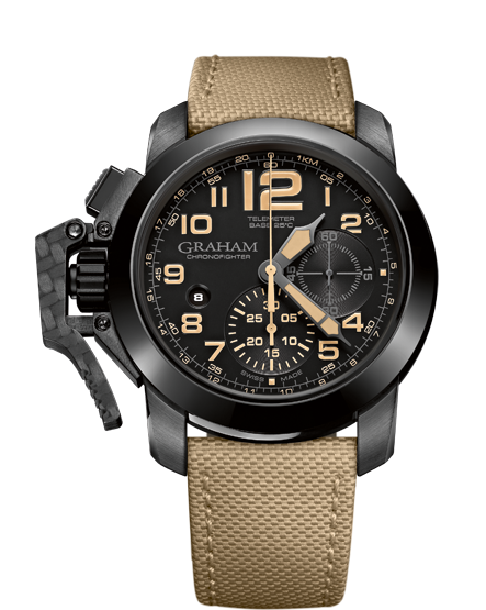 Graham Chronofighter Oversize Black Sahara 2CCAU.B02A Graham Chronofighter Oversize Black Sahara 2CCAU.B02A