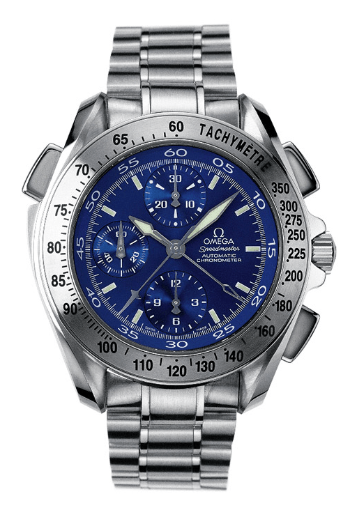 Omega Speedmaster Rattrapante Blue 3540.80.00 Omega Speedmaster Rattrapante Blue 3540.80.00