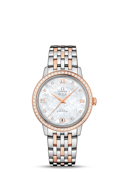 Omega Deville Prestige Co-Axial. 32.7 Butterfly Steel / Red Gold 424.25.33.20.55.003 Omega Deville Prestige Co-Axial. 32.7 Butterfly Steel / Red Gold 424.25.33.20.55.003