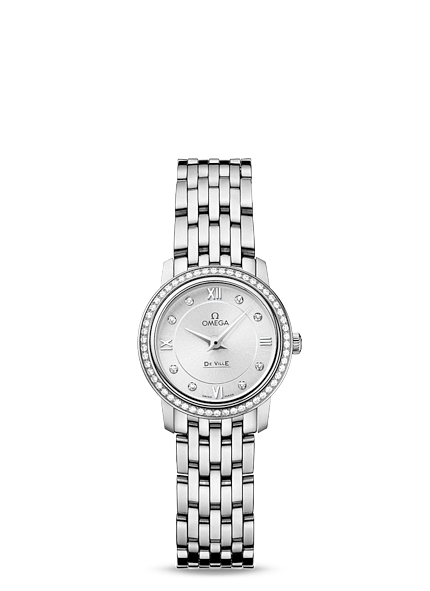 Omega Deville Prestige Quartz Ladies 24.5mm Diamond 424.15.24.60.52.001 Omega Deville Prestige Quartz Ladies 24.5mm Diamond 424.15.24.60.52.001