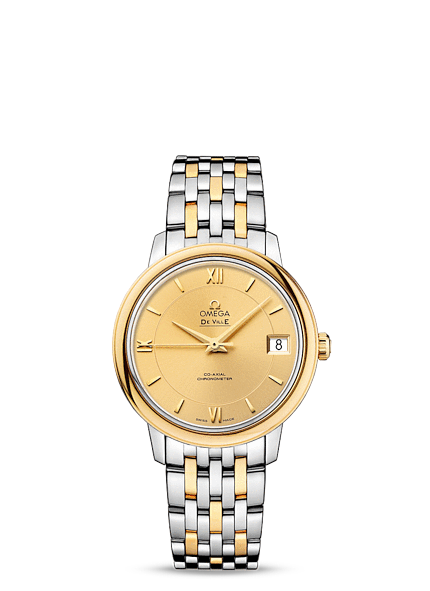 Omega DeVille Prestige Co-Axial 32.7 Two Tone Bracelet 424.20.33.20.08.001 Omega DeVille Prestige Co-Axial 32.7 Two Tone Bracelet 424.20.33.20.08.001