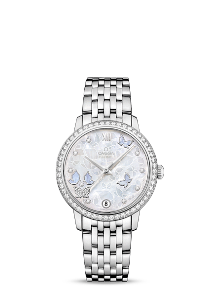 Omega DeVille Prestige Co-Axial 32.7 Butterfly White Gold Bracelet 424.55.33.20.55.003 Omega DeVille Prestige Co-Axial 32.7 Butterfly White Gold Bracelet 424.55.33.20.55.003