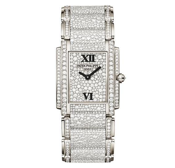 Patek Philippe Twenty~4 4910 White Gold Gridless Diamond 4910/52G-001 Patek Philippe Twenty~4 4910 White Gold Gridless Diamond 4910/52G-001
