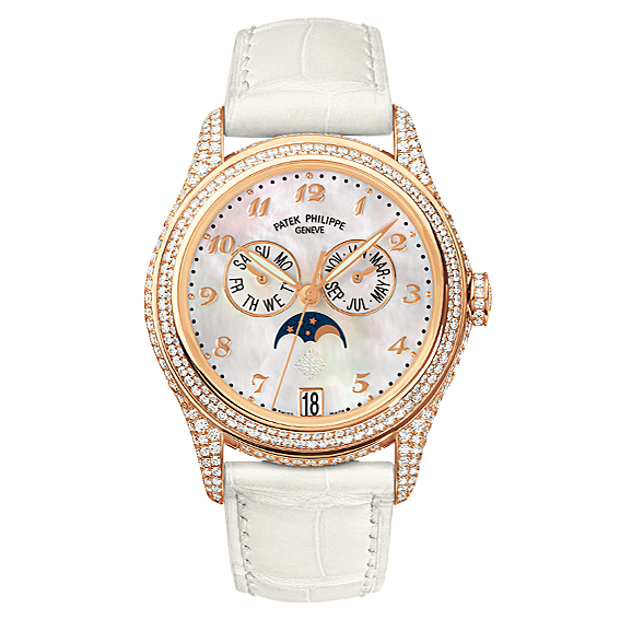 Patek Philippe Annual Calendar 4937 Rose Gold Diamond White Mother of Pearl 4937R-001 Patek Philippe Annual Calendar 4937 Rose Gold Diamond White Mother of Pearl 4937R-001