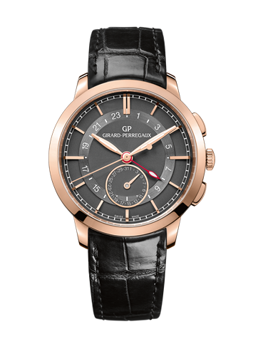Girard-Perregaux 1966 Dual Time Pink Gold Grey 49544-52-231-BB60 Girard-Perregaux 1966 Dual Time Pink Gold Grey 49544-52-231-BB60