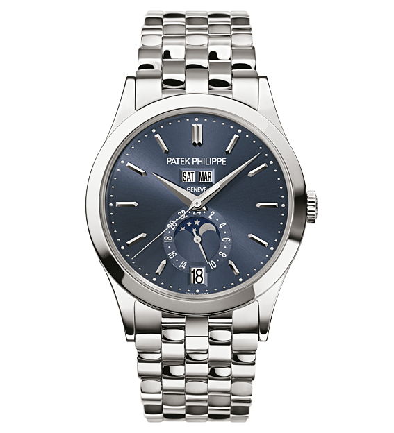 Patek Philippe Annual Calendar 5396 White Gold Blue Bracelet 5396/1G-001 Patek Philippe Annual Calendar 5396 White Gold Blue Bracelet 5396/1G-001