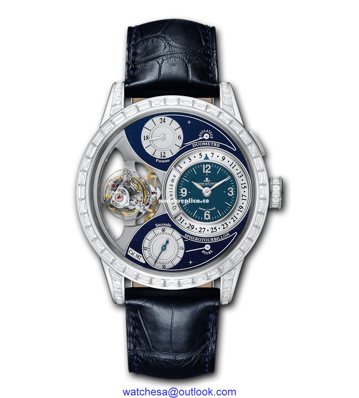 Jaeger-LeCoultre Duomètre Sphérotourbillon Bleu 6053406 Jaeger-LeCoultre Duomètre Sphérotourbillon Bleu 6053406
