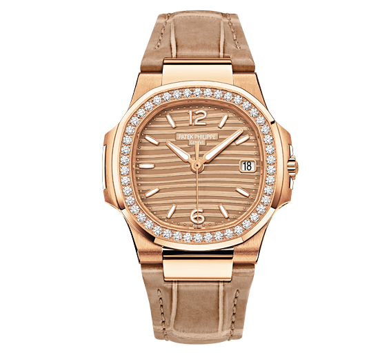 Patek Philippe Nautilus 7010 Rose Gold Golden Strap 7010R-012 Patek Philippe Nautilus 7010 Rose Gold Golden Strap 7010R-012