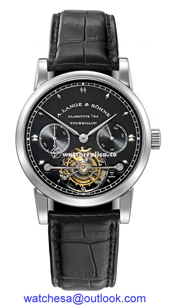 A. Lange & Sohne Tourbillon Pour le Mérite Platinum / Black 711.035 A. Lange & Sohne Tourbillon Pour le Mérite Platinum / Black 711.035