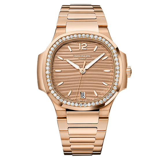 Patek Philippe Nautilus 7118 Rose Diamond Golden Brown 7118/1200R-010 Patek Philippe Nautilus 7118 Rose Diamond Golden Brown 7118/1200R-010