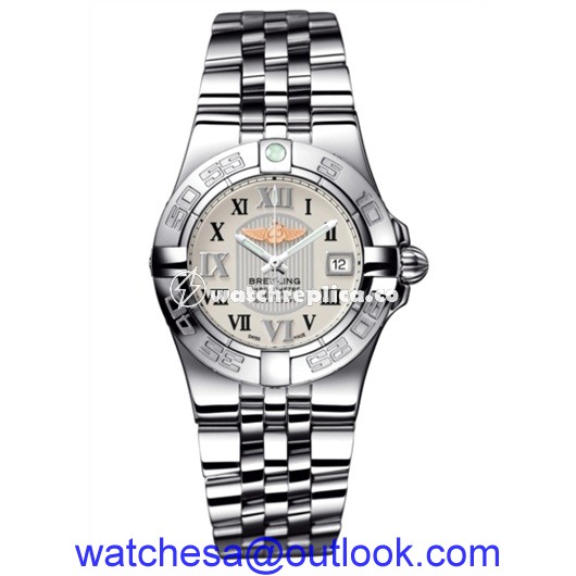 Breitling Galactic 30 Silver / Roman / Bracelet A71340L2.G670.368A Breitling Galactic 30 Silver / Roman / Bracelet A71340L2.G670.368A
