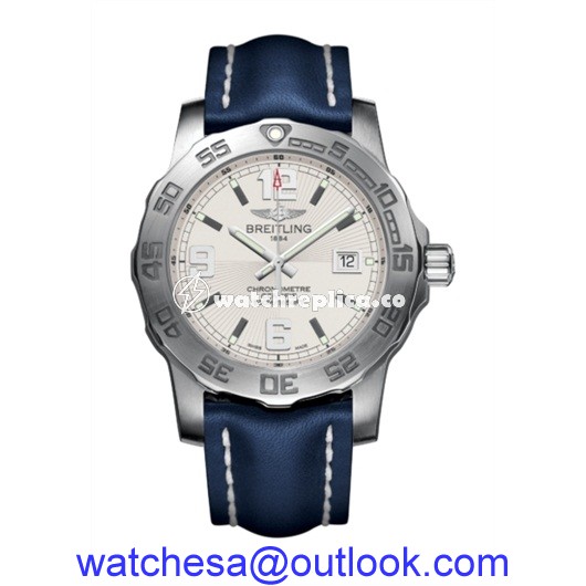 Breitling Colt 44 Silver / Calf A7438710.G743.105X Breitling Colt 44 Silver / Calf A7438710.G743.105X