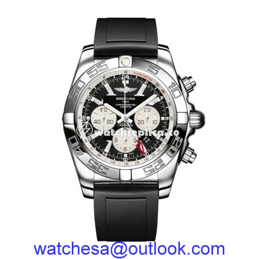Breitling Chronomat GMT Steel / Black / Rubber AB041012.BA69.135S Breitling Chronomat GMT Steel / Black / Rubber AB041012.BA69.135S