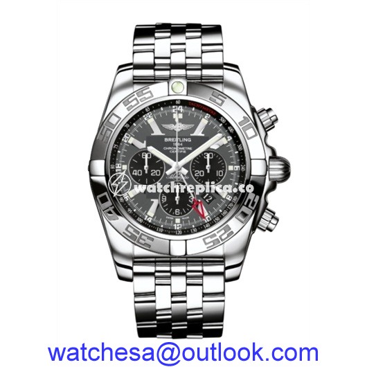 Breitling Chronomat GMT Black Eye Grey / Bracelet AB041012.F556.383A Breitling Chronomat GMT Black Eye Grey / Bracelet AB041012.F556.383A