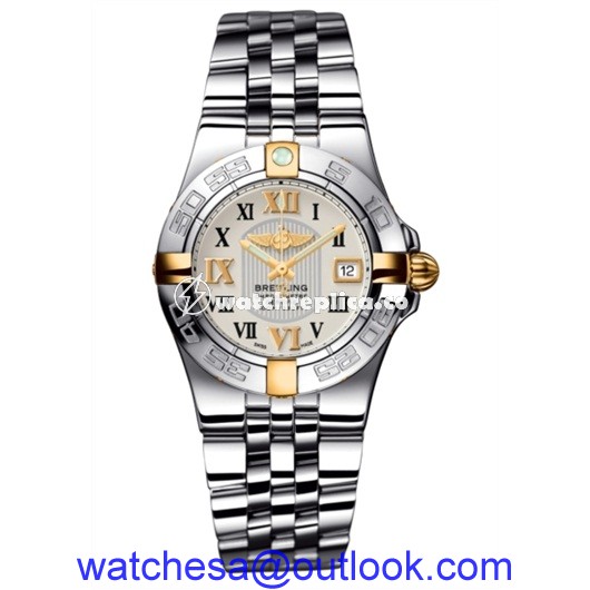 Breitling Galactic 30 Two Tone Silver / Roman / Bracelet B71340L2.G671.368A Breitling Galactic 30 Two Tone Silver / Roman / Bracelet B71340L2.G671.368A