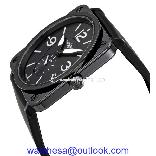 Bell & Ross Aviation BRS-BLC-MAT/SRB back Bell & Ross Aviation BRS-BLC-MAT/SRB back