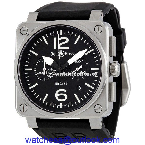 Bell & Ross Aviation BR0394-BL-ST Bell & Ross Aviation BR0394-BL-ST